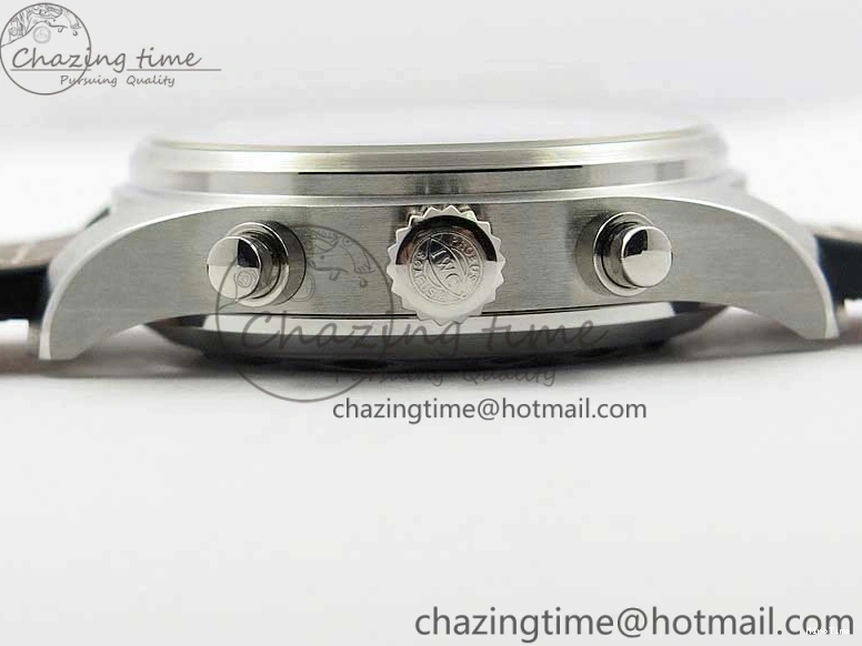 MIROTIME 0414 Pilot Chrono IW377726 ZF 1:1 Best Edition Green Dial on Brown Leather Strap A Trendsetting 7125